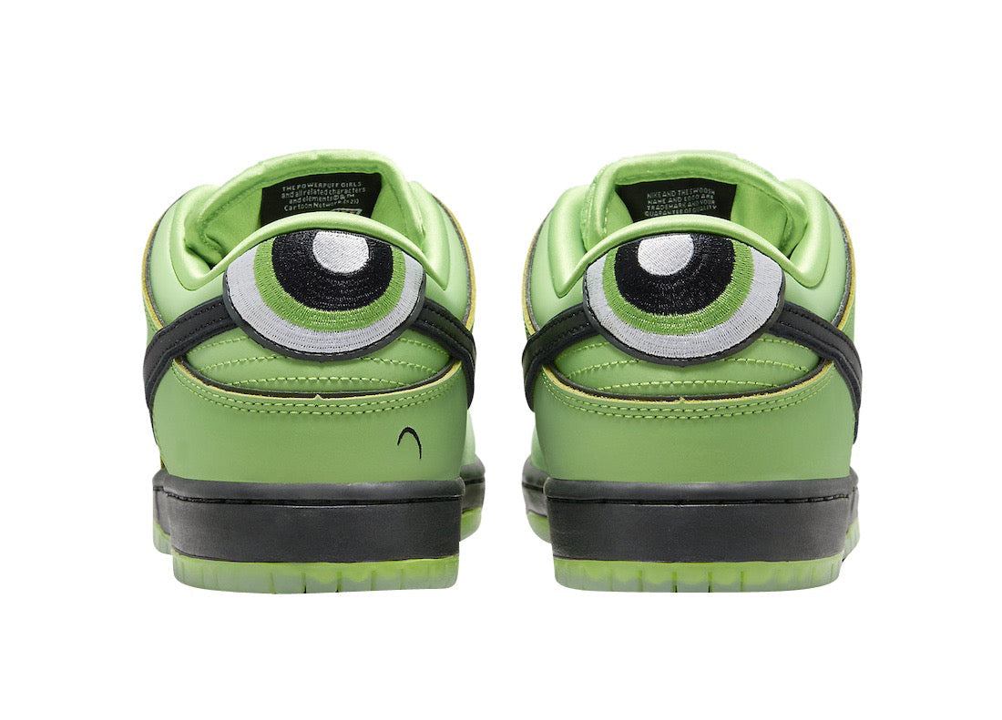 The Powerpuff Girls x Nike SB Dunk Low Buttercup FZ8319-300