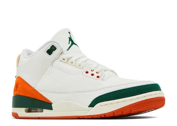 Solefly x Air Jordan 3 Sail / Gorge Green IF4491-100